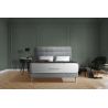 Lit Windsor 90 x 200 cm Sommier Gris