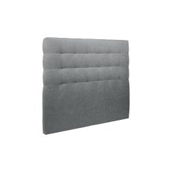 Lit Windsor 90 x 190 cm Sommier Gris