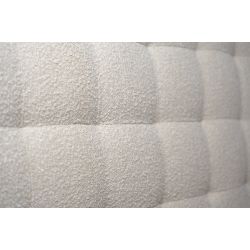 Lit Windsor 160 x 200 cm Sommier bouclette beige clair